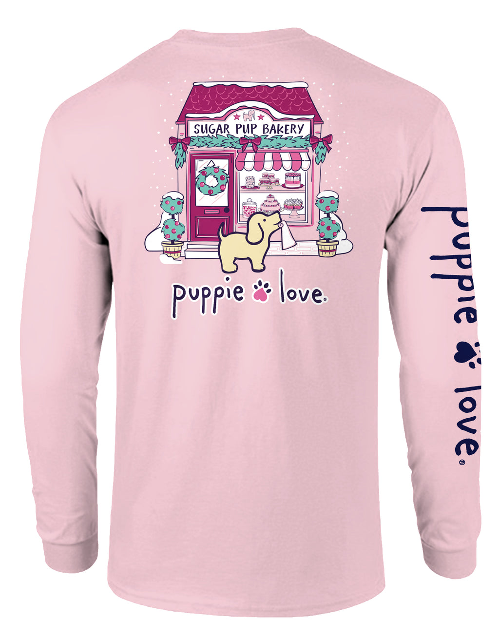 Sugar Pup Bakery Long Sleeve Tee By Puppie Love (Pre-Order 2-3 Weeks)